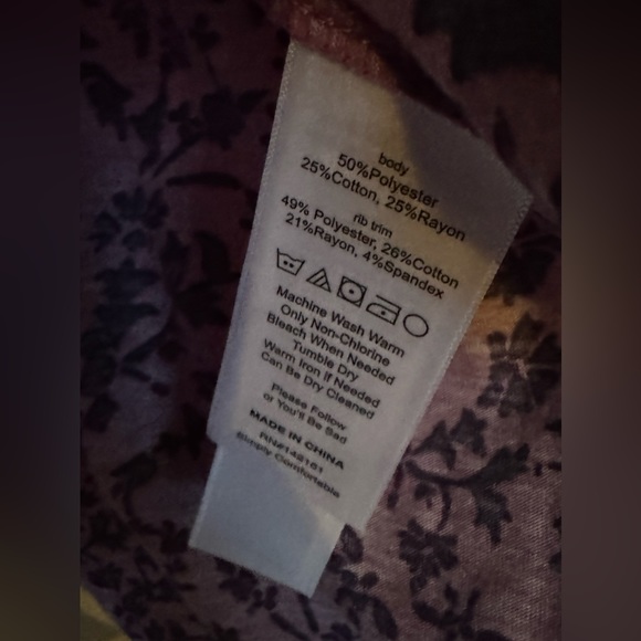 ⚽️ LuLaRoe Cozy Kate 3/4 Sleeve Sharkbite T, XS, NWT - Picture 4 of 6